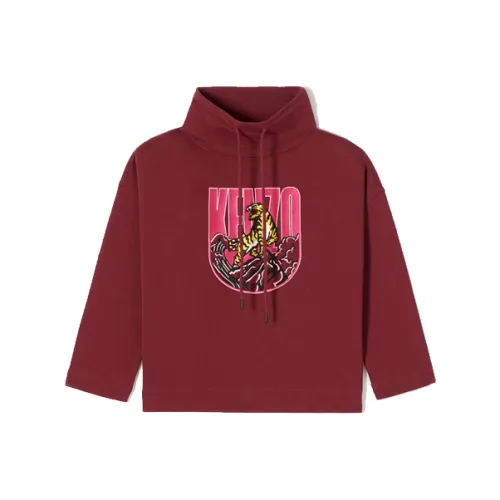 KENZO Темно-красные Женские Свитшоты