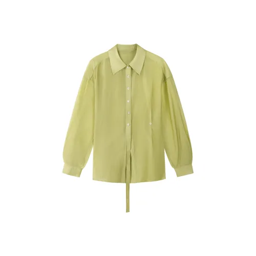 THE SEA LIFE Рубашка Женская Моховый Зеленый