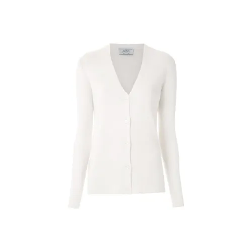 PRADA Белый Женские Кашемировые Свитеры