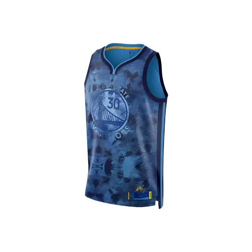 NBA x Nike Golden State Warriors Баскетбольная Джерси Мужская Синяя