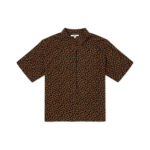 VANS Рубашка Женская с леопардовым принтом