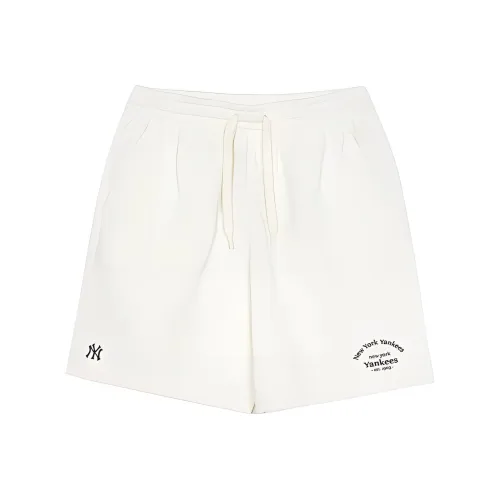 MLB Basic New York Yankees Повседневные шорты Унисекс Кремовый