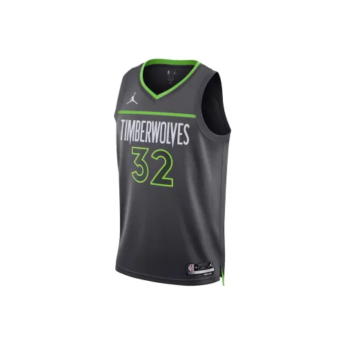 NBA x Jordan Minnesota Timberwolves Баскетбольная Джерси Унисекс Серый