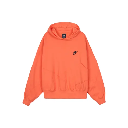 NIKE Апельсиновые Женские Свитшоты