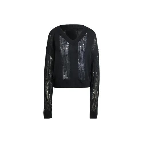 Adidas Originals Потертый CREW SWEATSHIRT Свитер Женский Черный