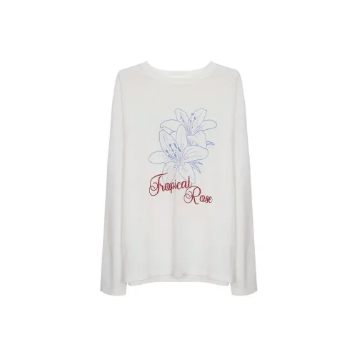 Shuhao Bai Т-рубашка с оборванным рукавом женская белая