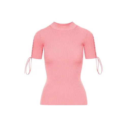 Oscar De La Renta FW23 Свитер Женский Розовый