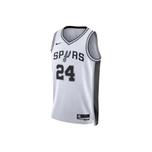 NBA Nike San Antonio Spurs Association Swingman Devin Vassell Баскетбольная Джерси Унисекс Белый