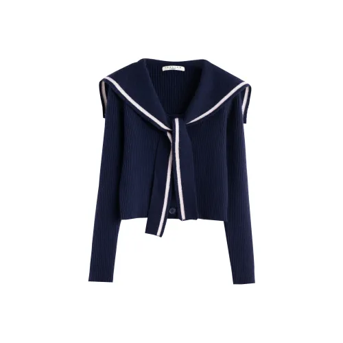 Tonlion Свитер Женский Темно-Синий