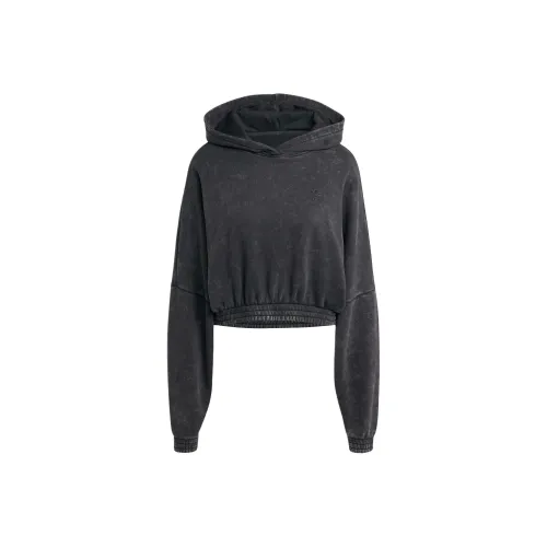 Adidas Originals CROP HOODIE Толстовка Женская Черная