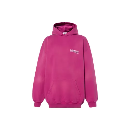 Balenciaga FW22 Свитшот Loose Fit Женский Розовый Красный