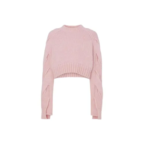 Burberry Свободный крой Свитер Женский Розовый