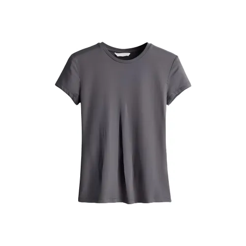 H&M Темно-серые Женские Футболки