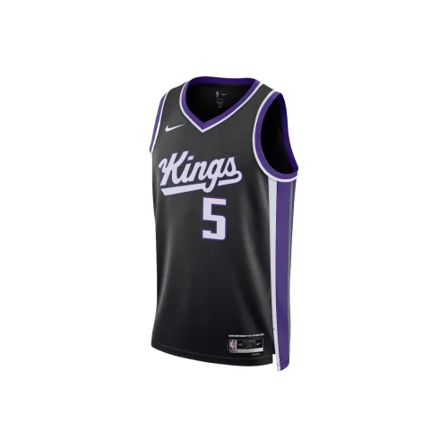 NBA Sacramento Kings Nike Icon Edition Swingman Баскетбольная Джерси Унисекс Черная