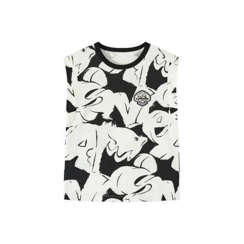 EICHITOO T-рубашка Женская Натуральный Белый Узор