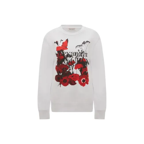 Alexander McQueen Белый Женские Свитшоты