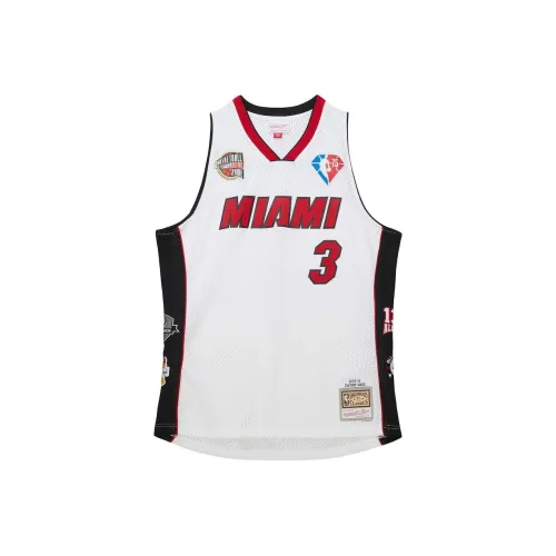 NBA Miami Heat Dwayne Wade Hall of Fame Swingman Jersey Basketball Jersey Unisex White