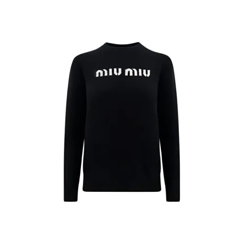 MIU MIU FW23 Свитер Женский Черный