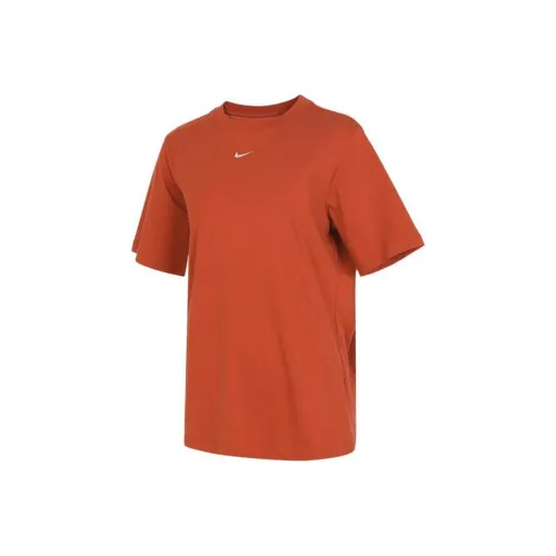 Nike Обычная T-рубашка Женская Апельсин