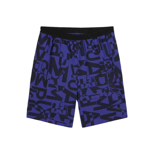 PUMA Повседневные шорты Мужские Фиолетовые