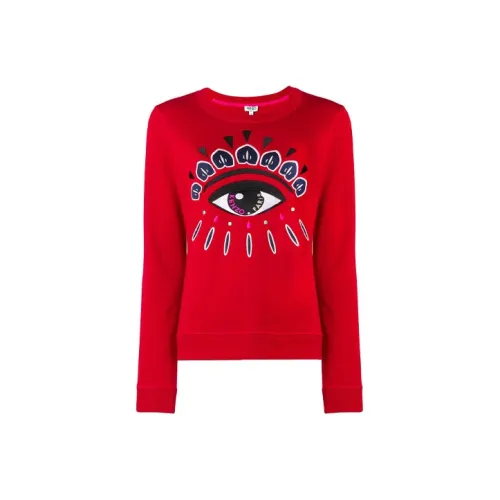 KENZO Женские свитшоты красного цвета