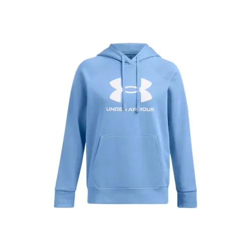 Under Armour Rival FleeceBig Логотип UA Толстовка Толстовка Женские Horizon Blue