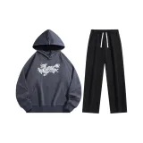 Темно-серый комплект одежды [свитшот + штаны]