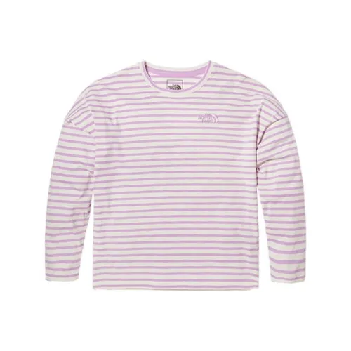 The North Face Рукав с оборванным плечом T-рубашка Женская Фиолетовая