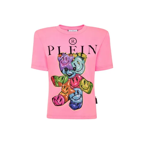 PHILIPP PLEIN Утепленный плечевой топ с рубашкой сексуальный PURE SMILE женская розовый