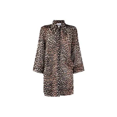 GANNI Желтые Женские Рубашки