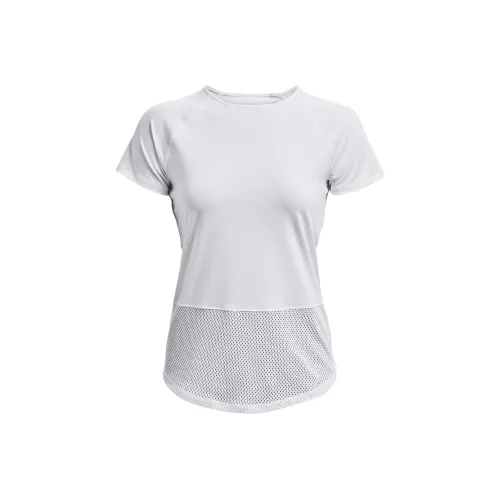 Under Armour BreatheBreathelu Рукав реглан T-рубашка Женская Белая