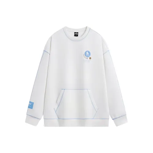 XTEP Semi Caramel Brown Series Свитшот Женский Винтажный Белый