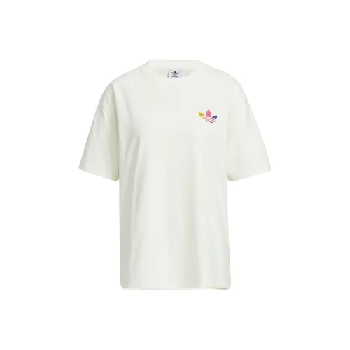 Adidas Originals Т-рубашка с рукавом-танк Женская Нефритовый Белый