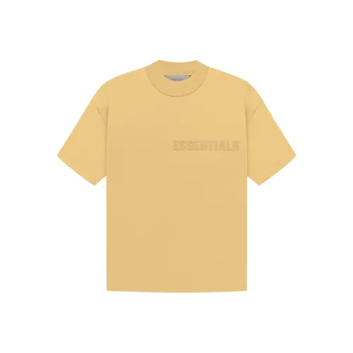 Fear Of God Essentials Drop2 SS23 Рукав с спущенным плечом T-рубашка Женская Светло-желтая