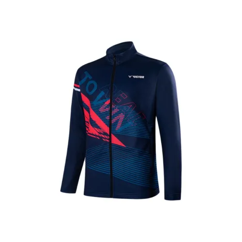 VICTOR Бадминтон Джерси Унисекс Темно-синий