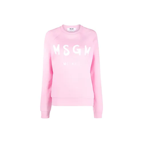 MSGM Розовые Женские Свитшоты