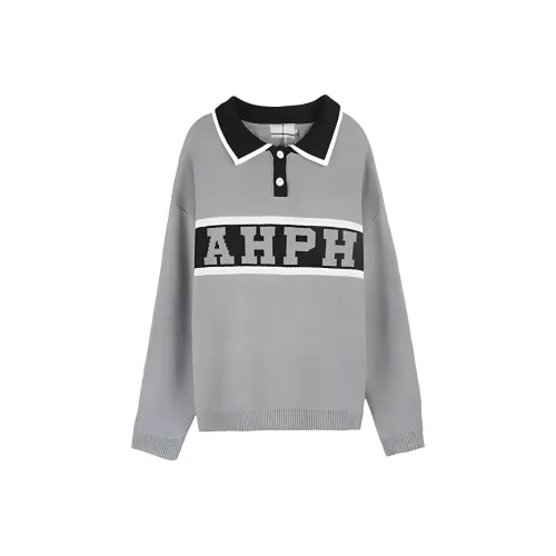 AHPH Серый Унисекс Поло