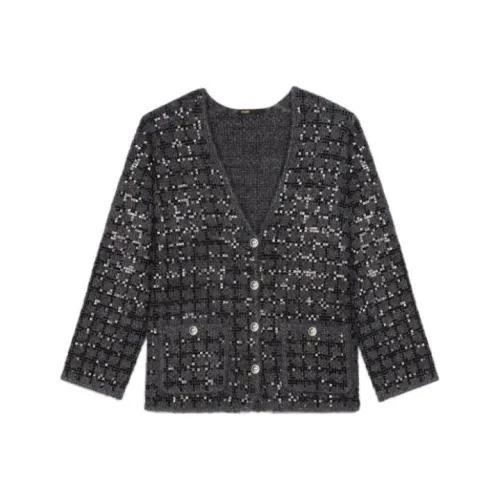 Maje FW22 Трикотаж Женский Серый