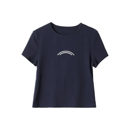 Princess Berdele Стандартная T-рубашка Женская Темно-синий