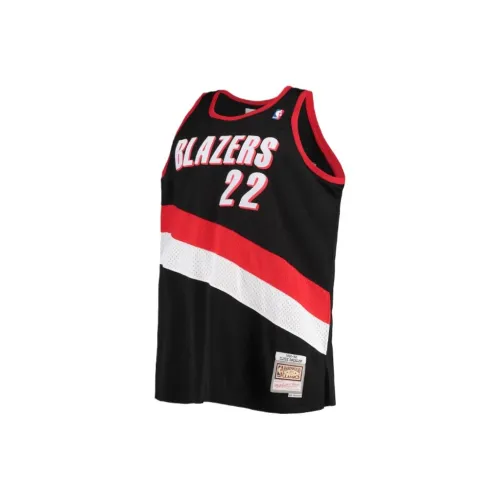 NBA Nike MITCHELL NESS Clyde Drexler Баскетбольная Джерси Мужская Черная