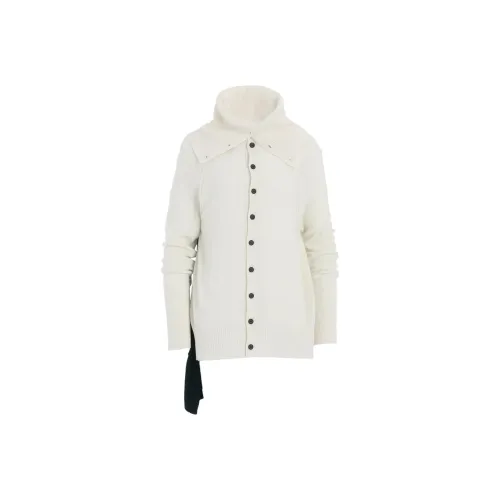 Yohji Yamamoto Экрю Женские Свитера