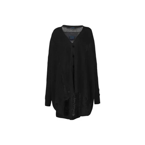 Yohji Yamamoto Черный Женский Трикотаж