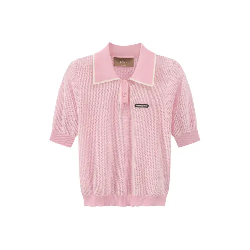 CHUU Розово-фиолетовый Женские Трикотаж