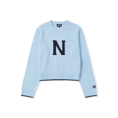 Nerdy Небесно-голубой Женские Свитеры