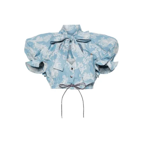 Vivienne Westwood Рубашка Женская Далёкий Небесный Синий