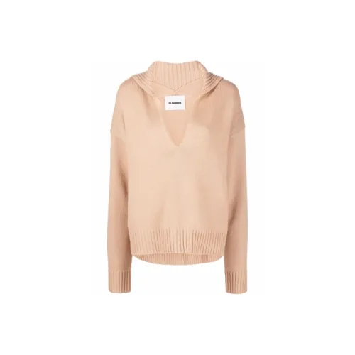 JIL SANDER Хаки Женские Кашемировые Свитеры