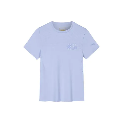 ANTA ZONGXUNXILIE T Рубашка Женские Светлый And Fragrant Фиолетовый