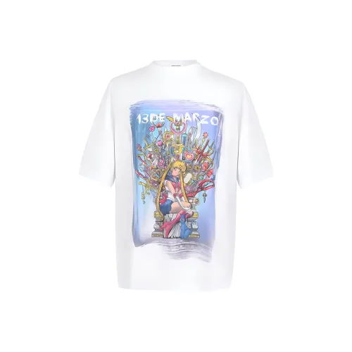 13 DEMARZO T-рубашка Женская Белая