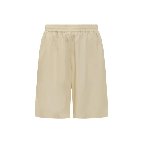 BONSAI STUDIO Повседневные шорты Мужские Айвори Белый