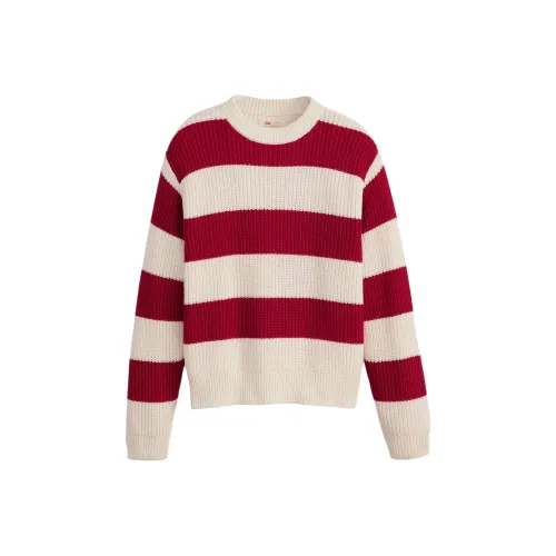 Levis Red Women's Sweaters Левис Красный Женский Свитера